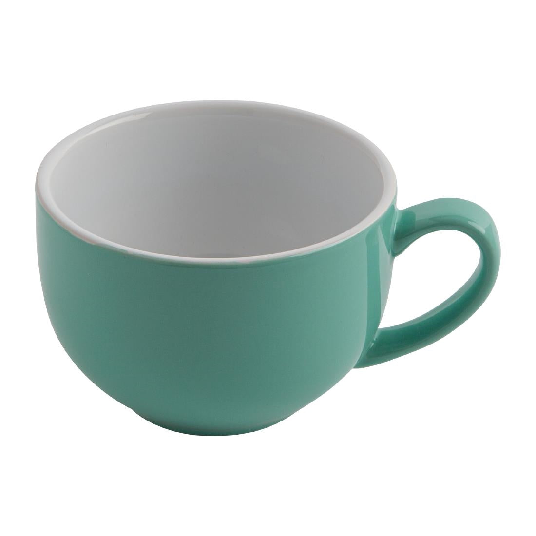 Olympia Cafe Cappuccino Cup Aqua - 340ml (Box 12) - GL461