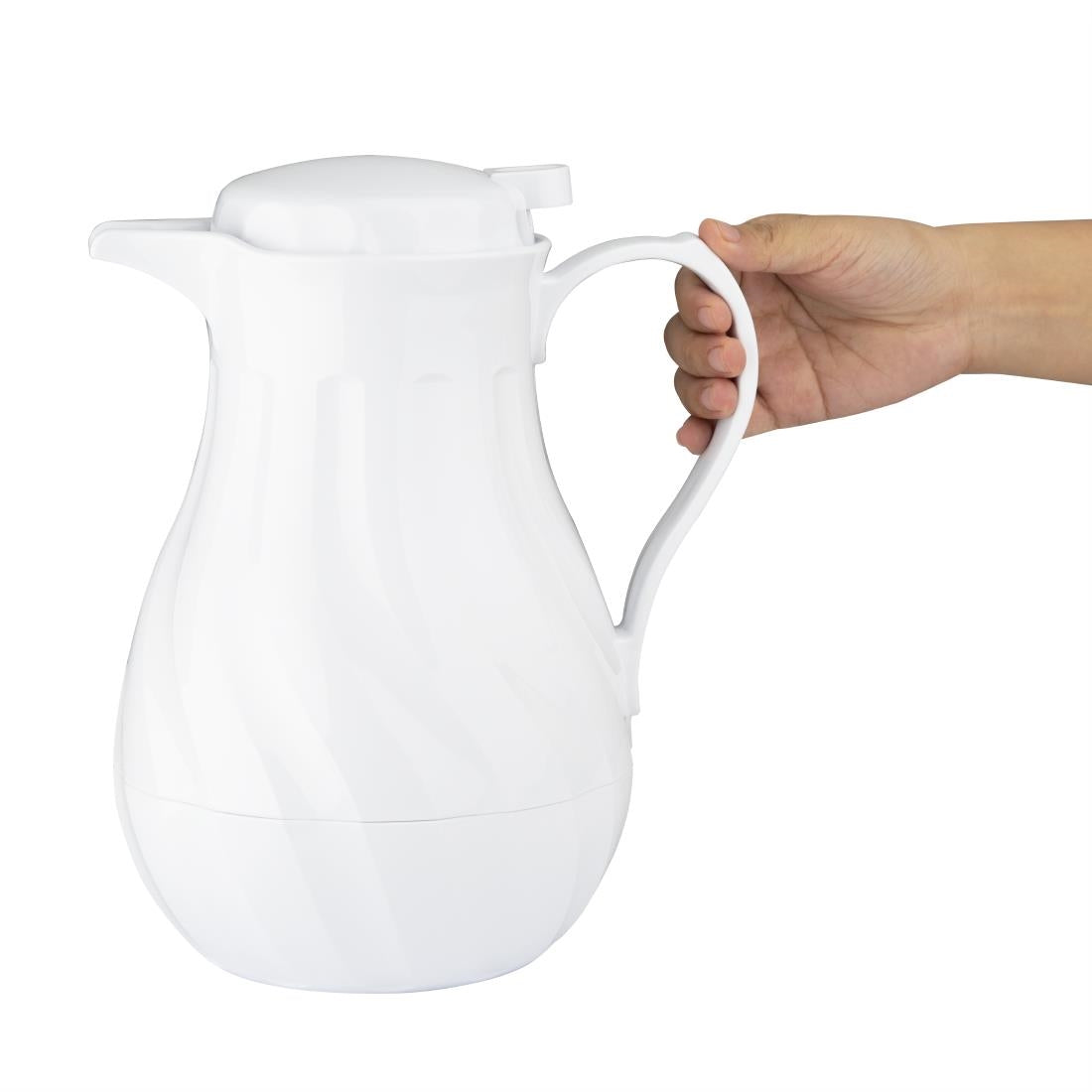 Olympia Insulated Swirl Jug White 2Ltr - GL971