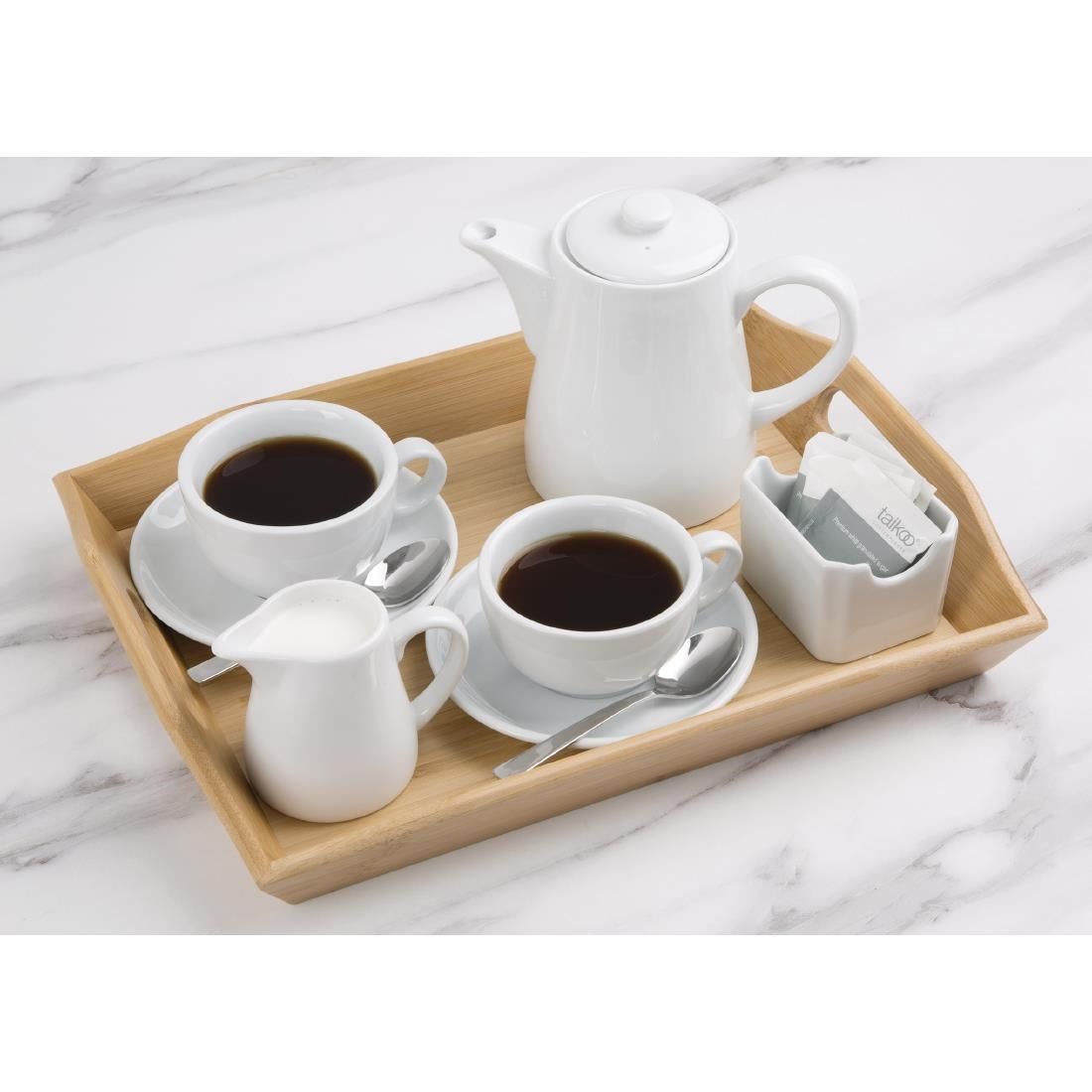 Olympia Whiteware Elegant Saucers 148mm (12 Pack) - CD737
