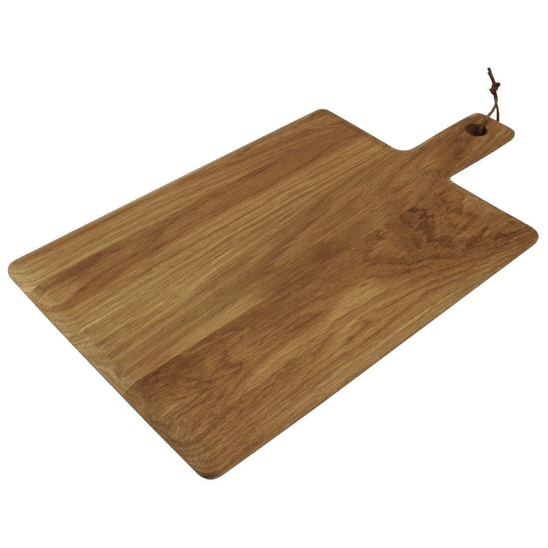 Olympia Oak Handled Wooden Board Large - GM261