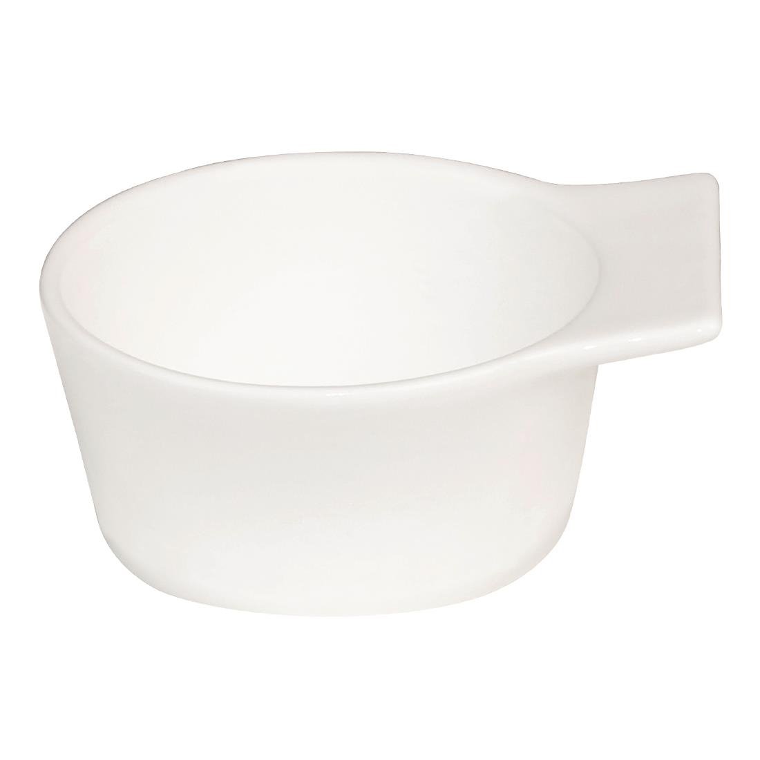 Olympia Lumina Winged Ramekin Dish White 70mm (6 Pack) - GM467