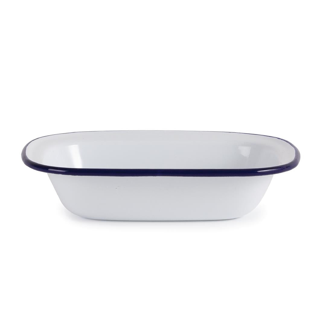 Olympia Enamel Pie Dish Rectangular 180x135mm - GM511
