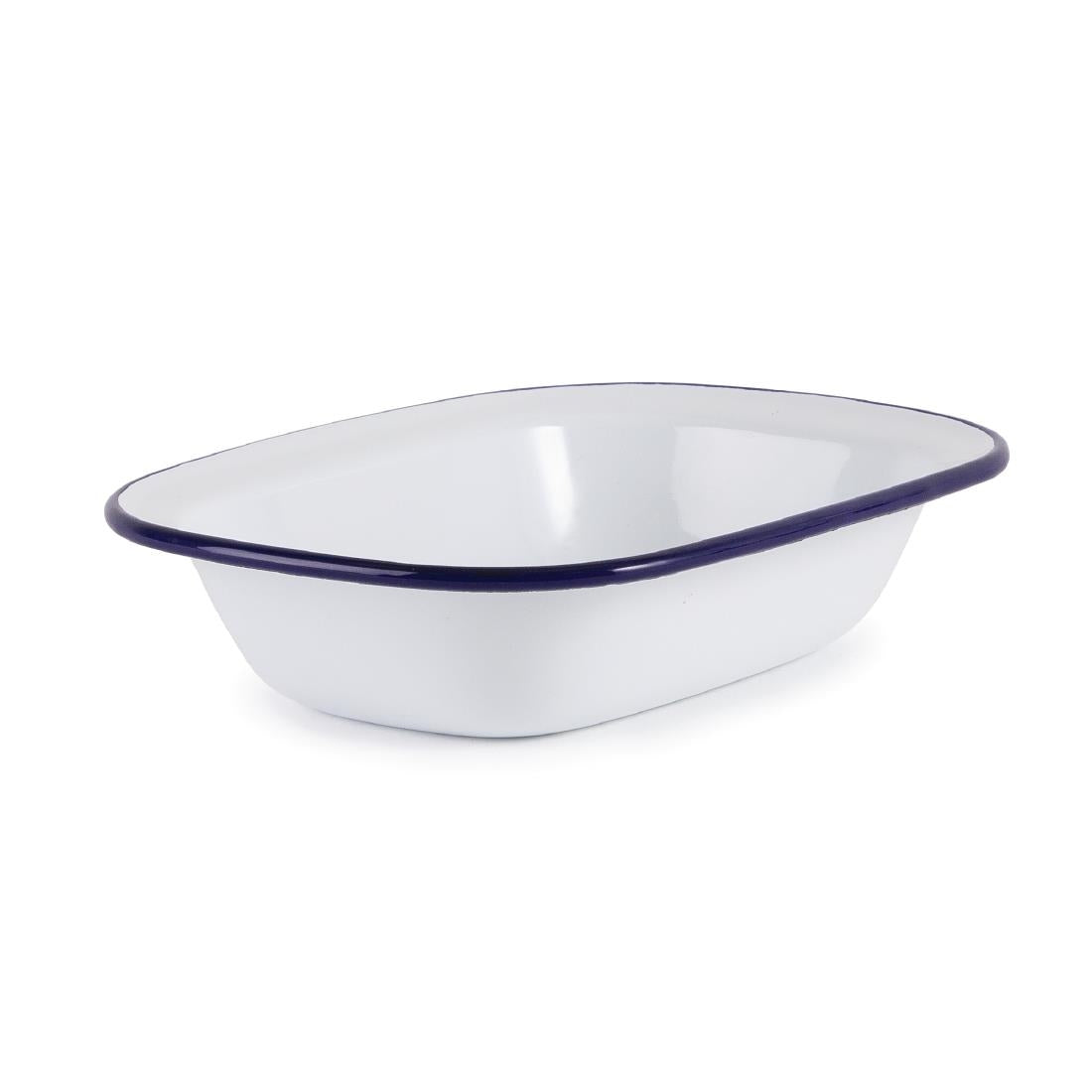 Olympia Enamel Pie Dish Rectangular 180x135mm - GM511
