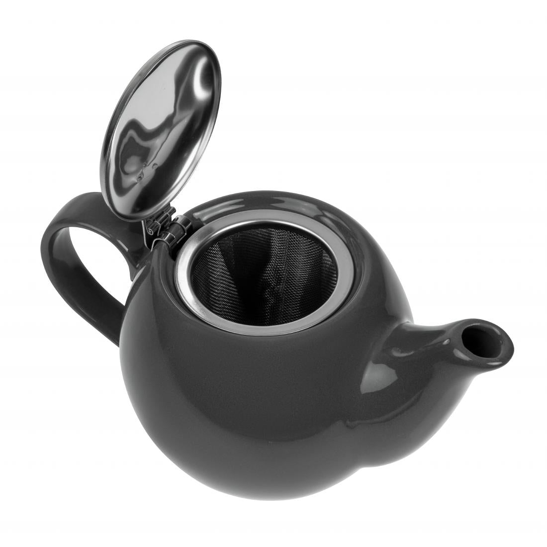 Olympia Cafe Teapot Charcoal - 510ml (1 Pack) - GM596