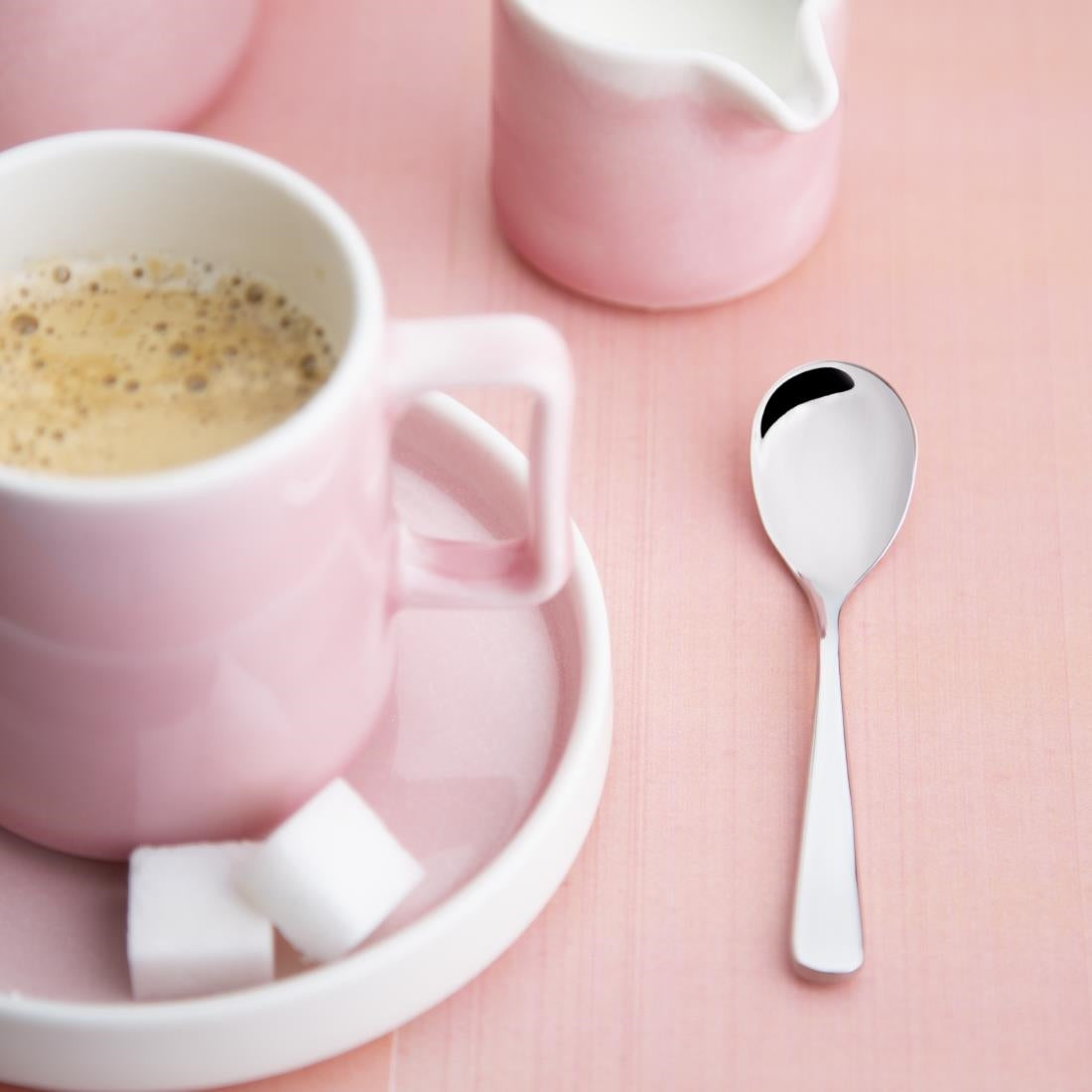 Olympia Roma 18/10 Stainless Steel Coffee Spoons (12 pack) - GM645