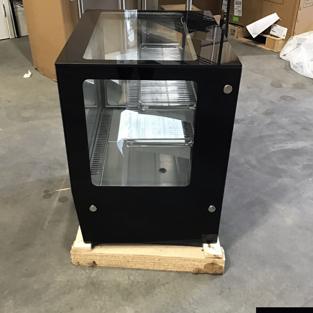 2NDs: Bonvue counter top square glass cold food display - GN-660RT-QLD365