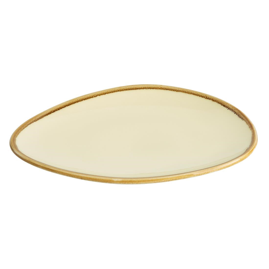 Olympia Kiln Triangular Plate Sandstone 230mm - GP326