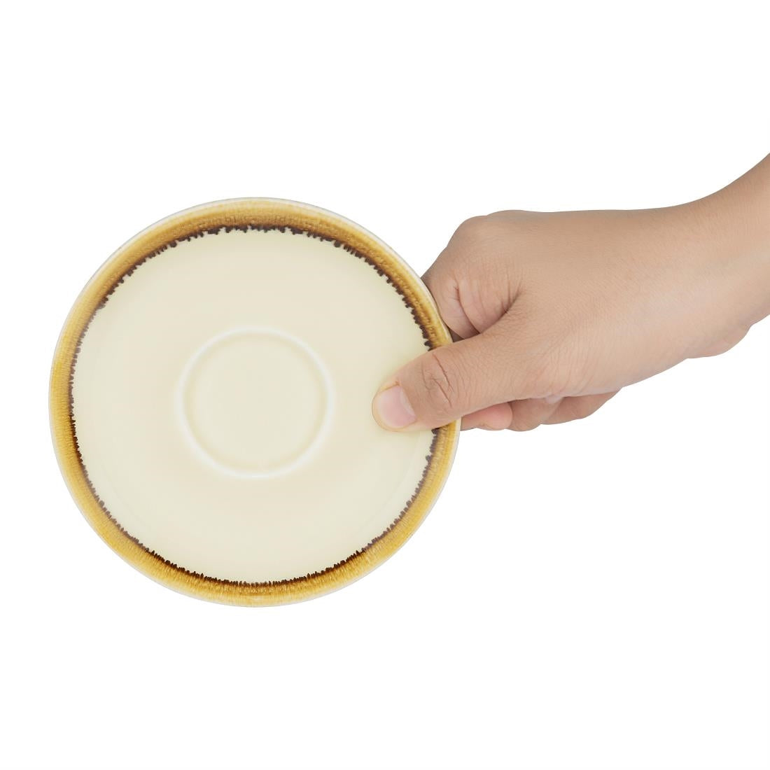 Olympia Kiln Espresso Saucer Sandstone - GP329