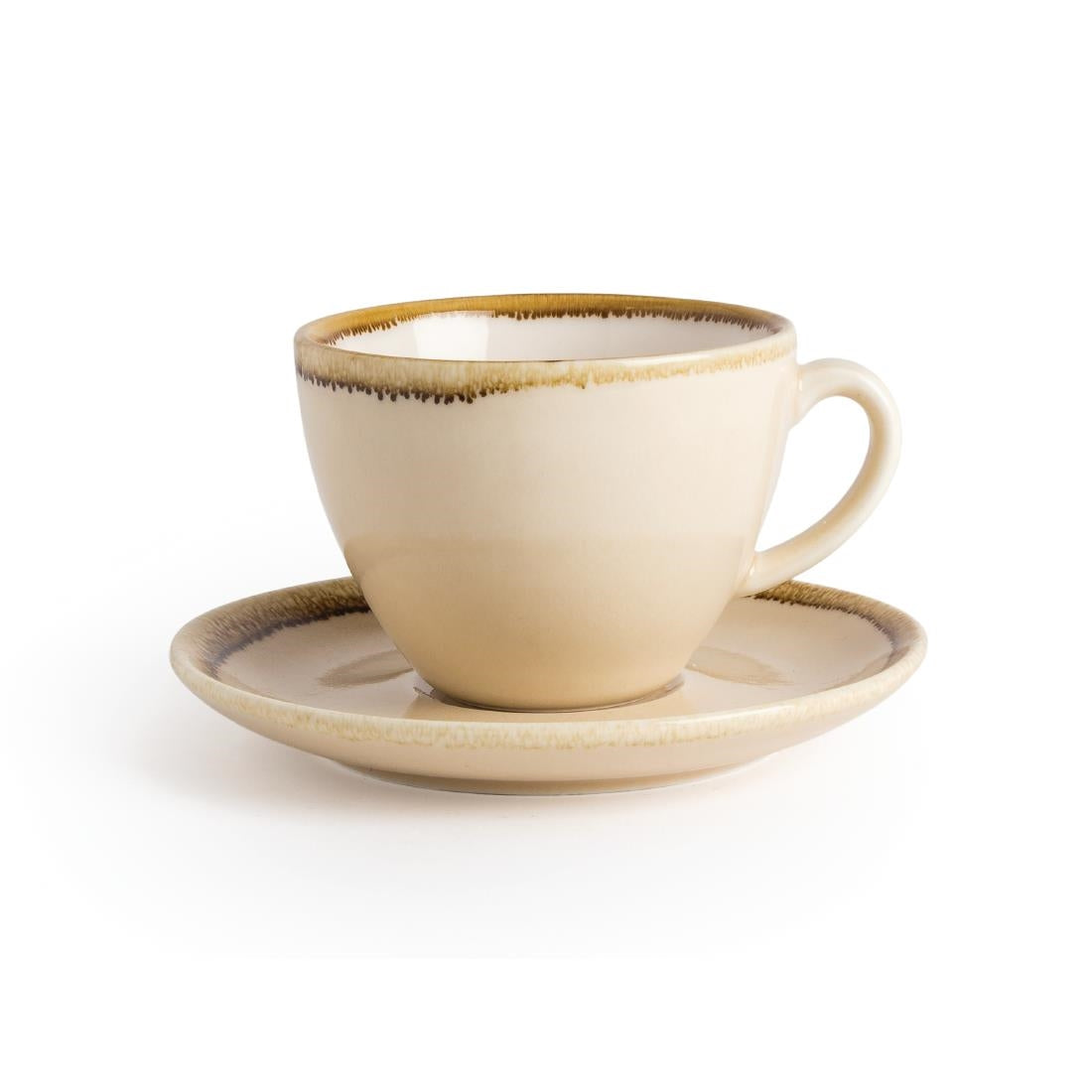 Olympia Kiln Cappuccino Saucer Sandstone 140mm - GP331