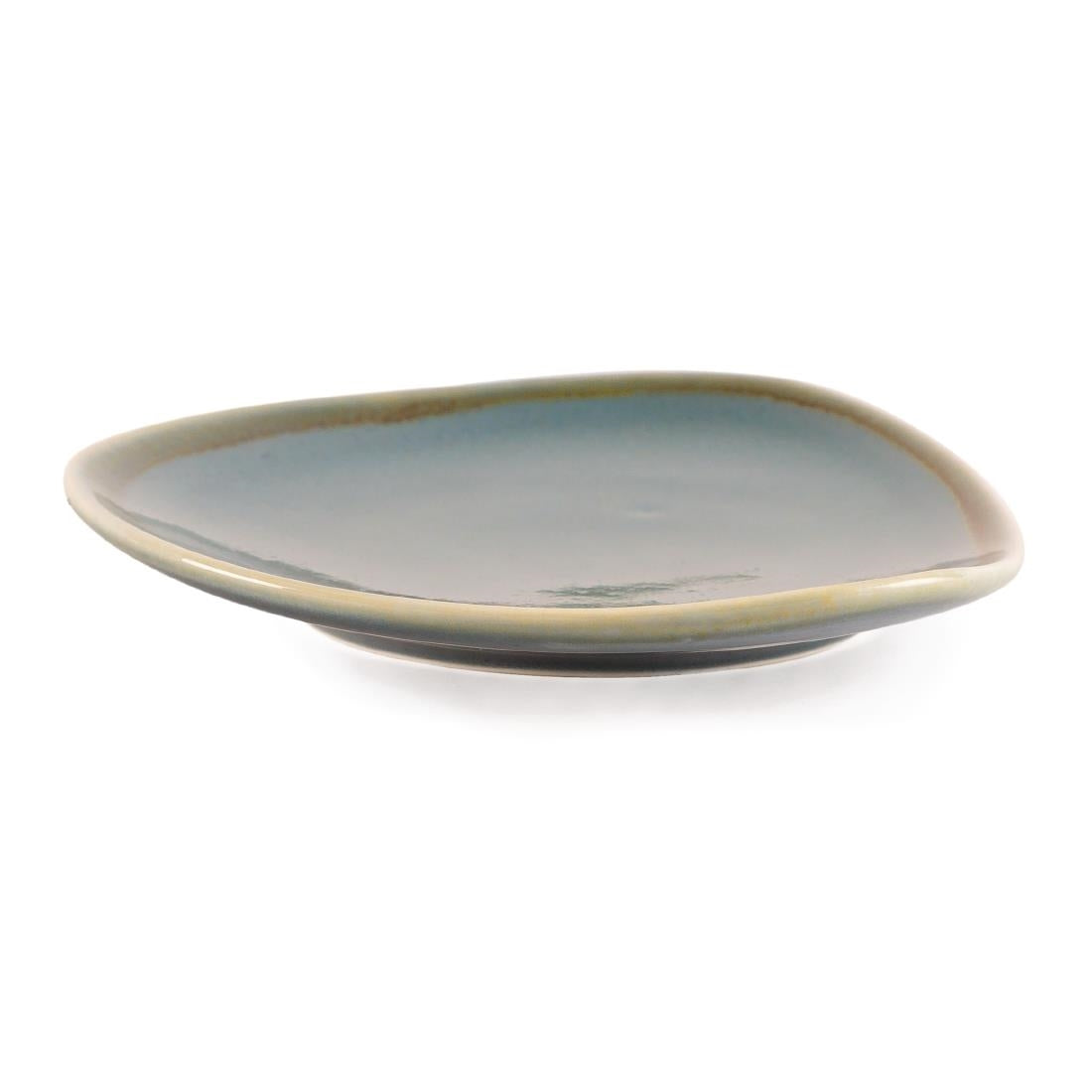 Olympia Kiln Triangular Plate Ocean 165mm - GP341