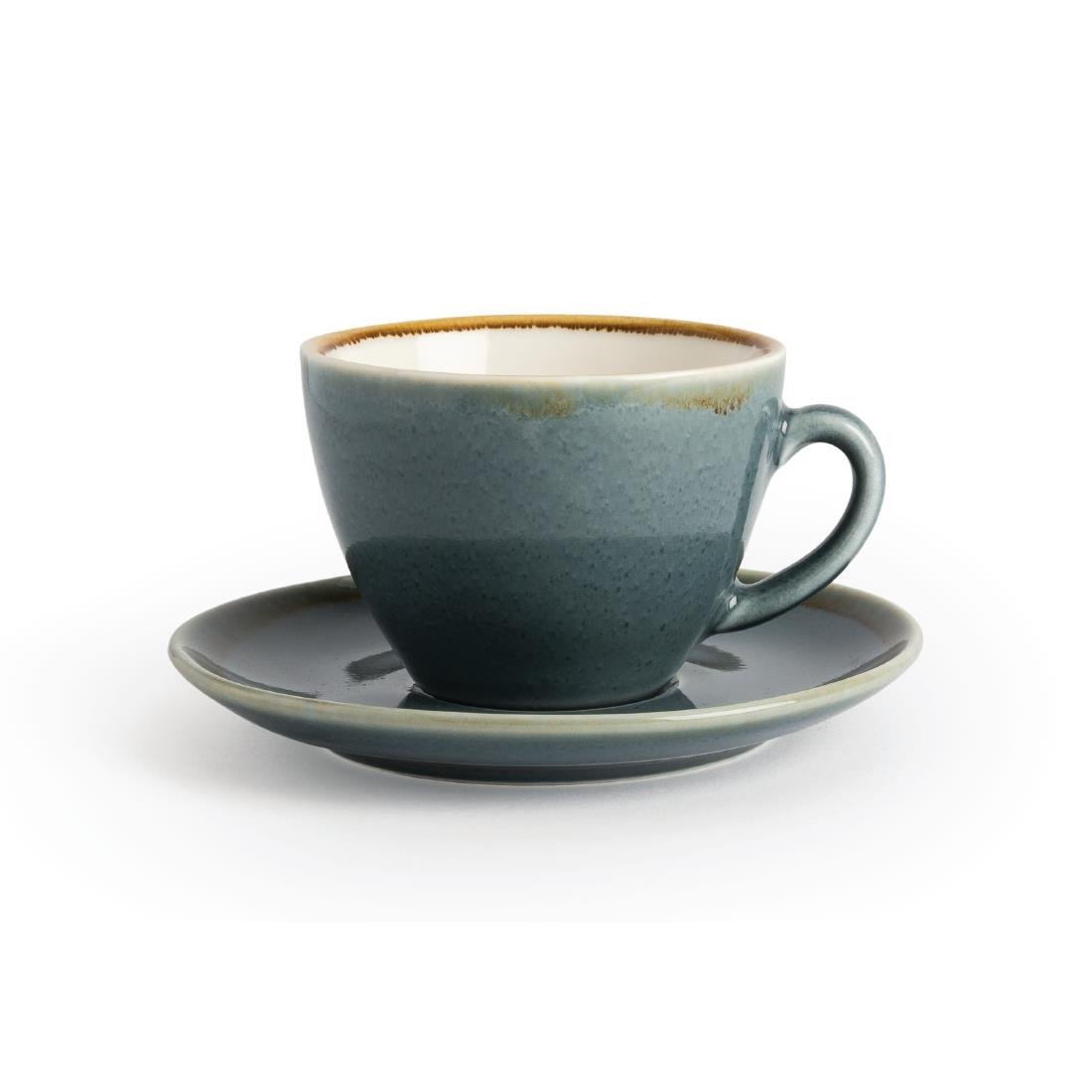 Olympia Kiln Cappuccino Saucer Ocean 140mm - GP347