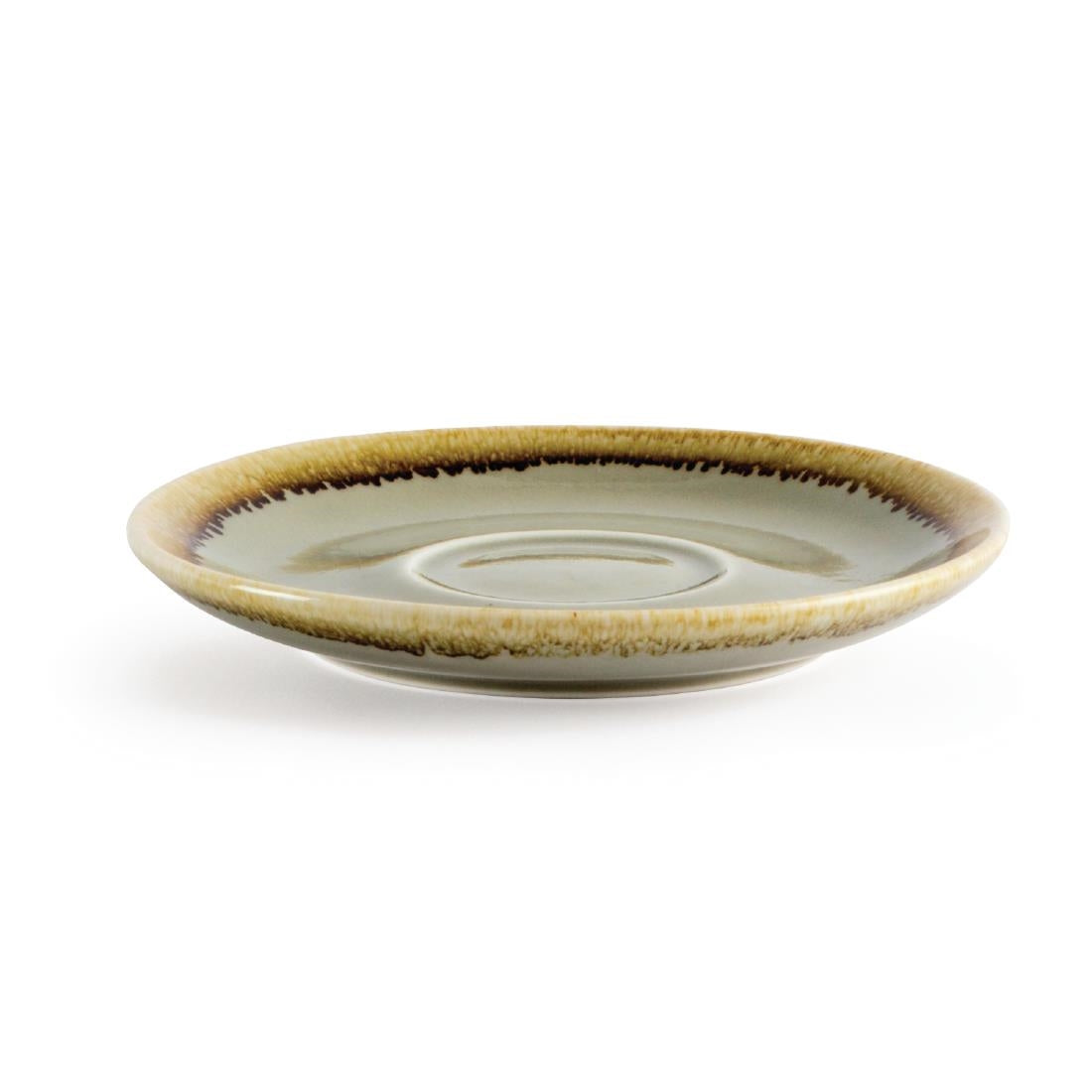 Olympia Kiln Cappuccino Saucer Moss 140mm - GP479