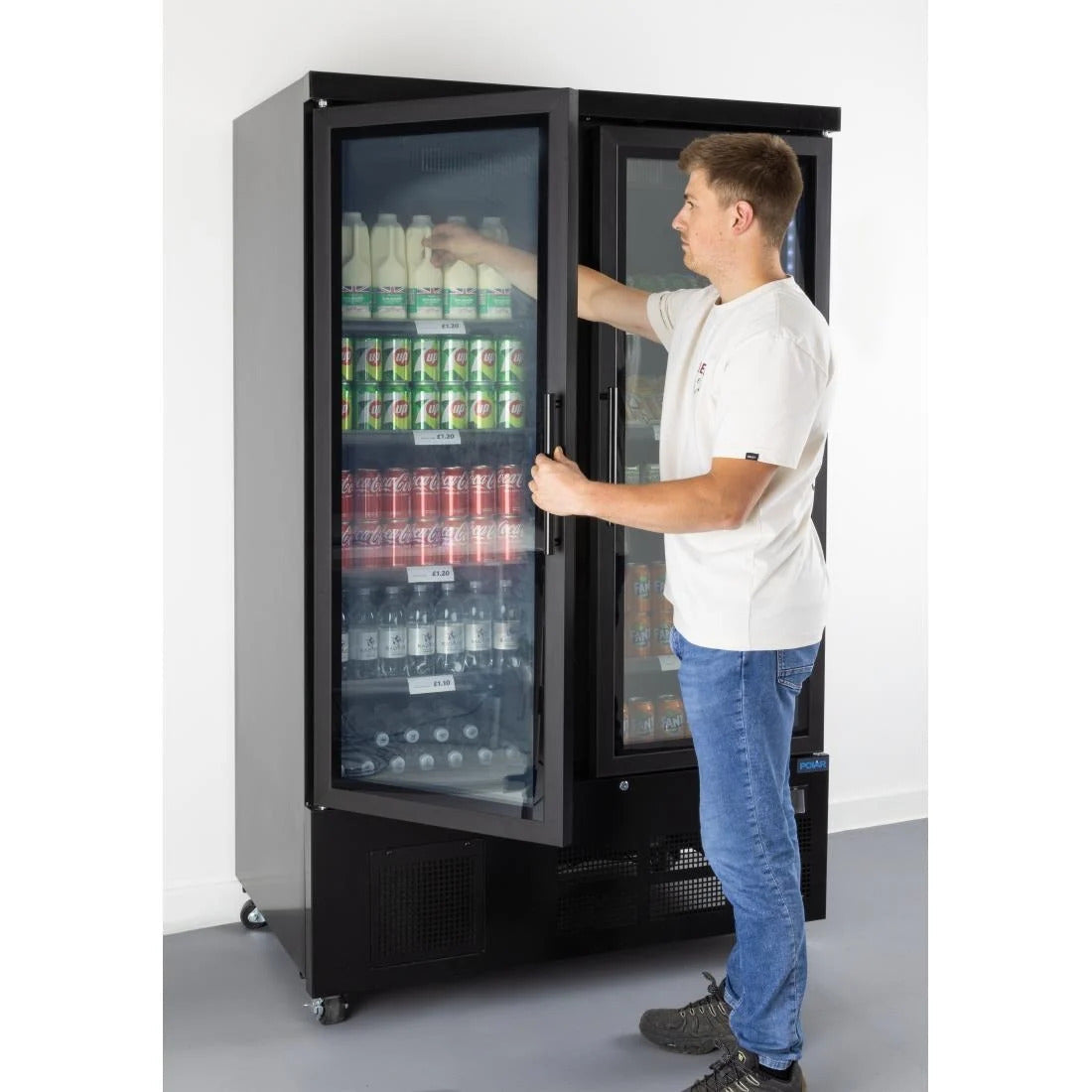 Polar G-Series Multideck Fridge with Double Doors - GP485-A