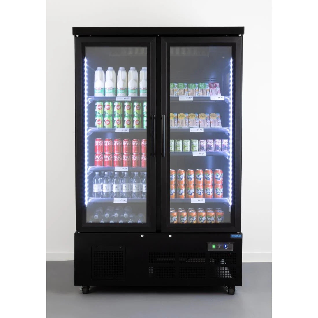 Polar G-Series Multideck Fridge with Double Doors - GP485-A