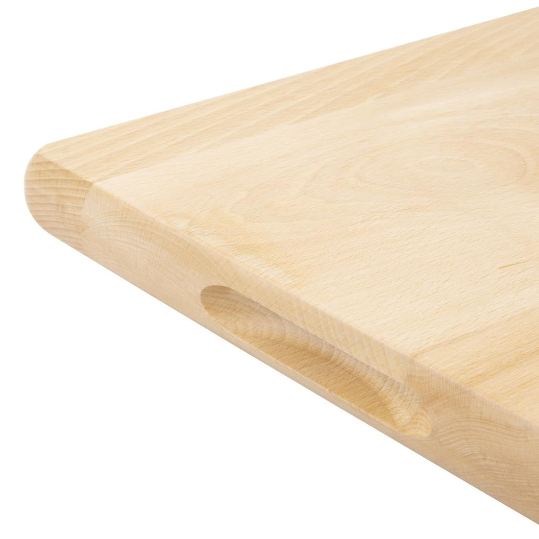 Vogue Beech Chopping Board Medium 380x305x30mm - GP758