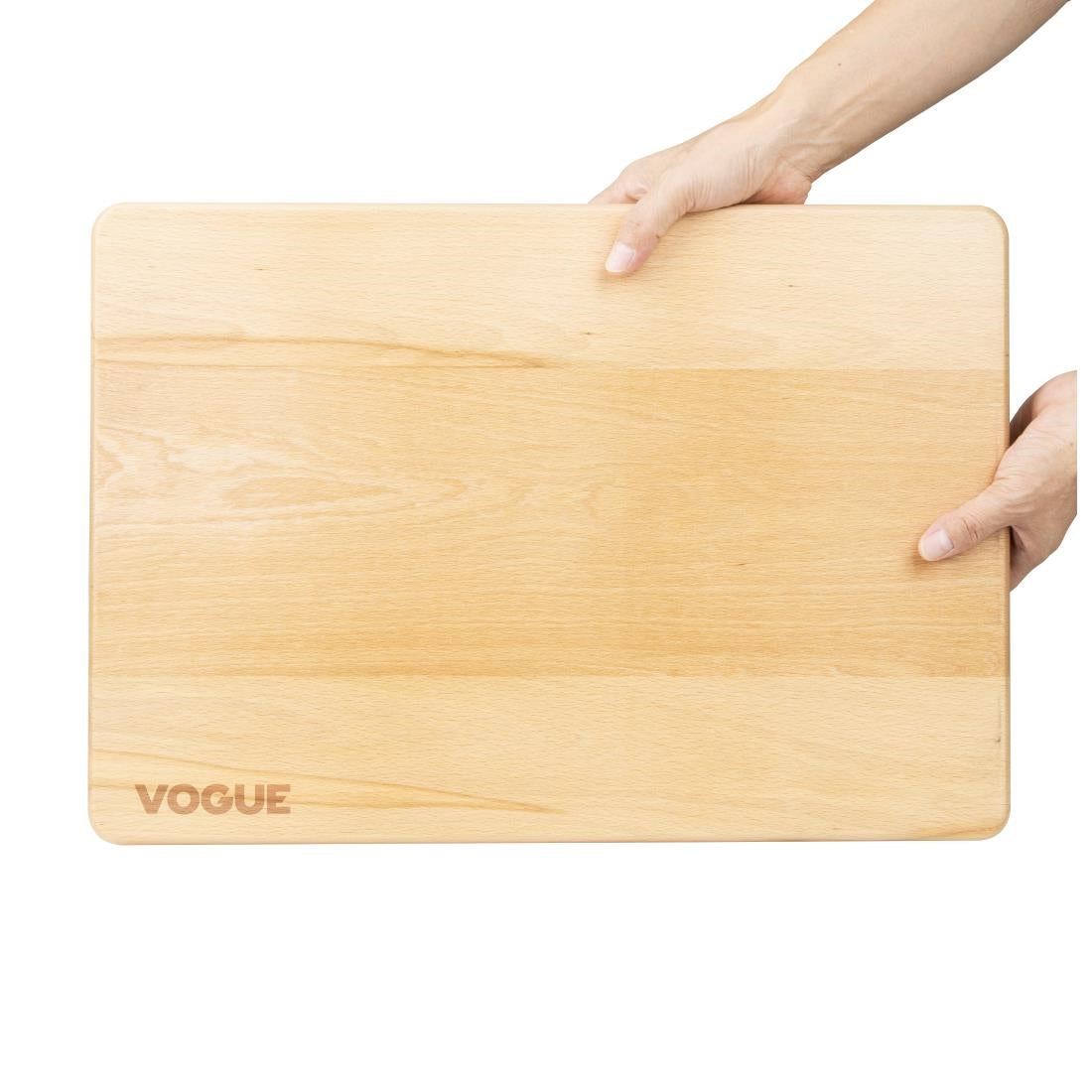 Vogue Beech Chopping Board Large 510x355x30mm - GP759