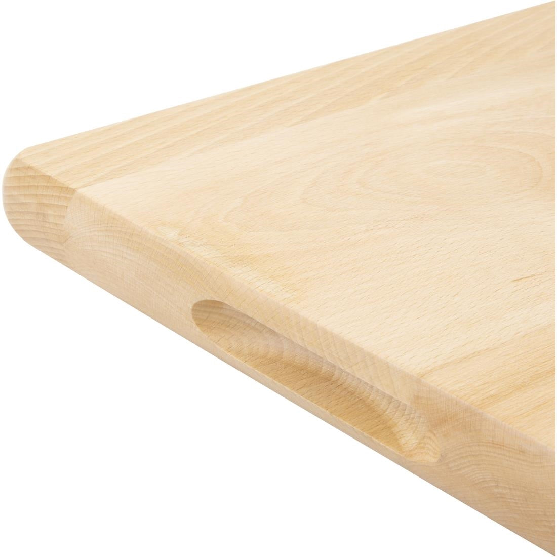 Vogue Beech Chopping Board Large 510x355x30mm - GP759