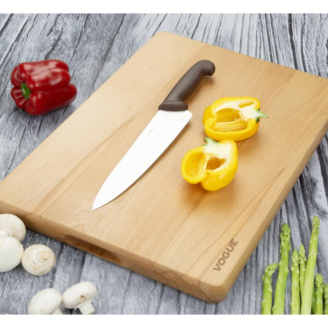 Vogue Beech Chopping Board Large 510x355x30mm - GP759