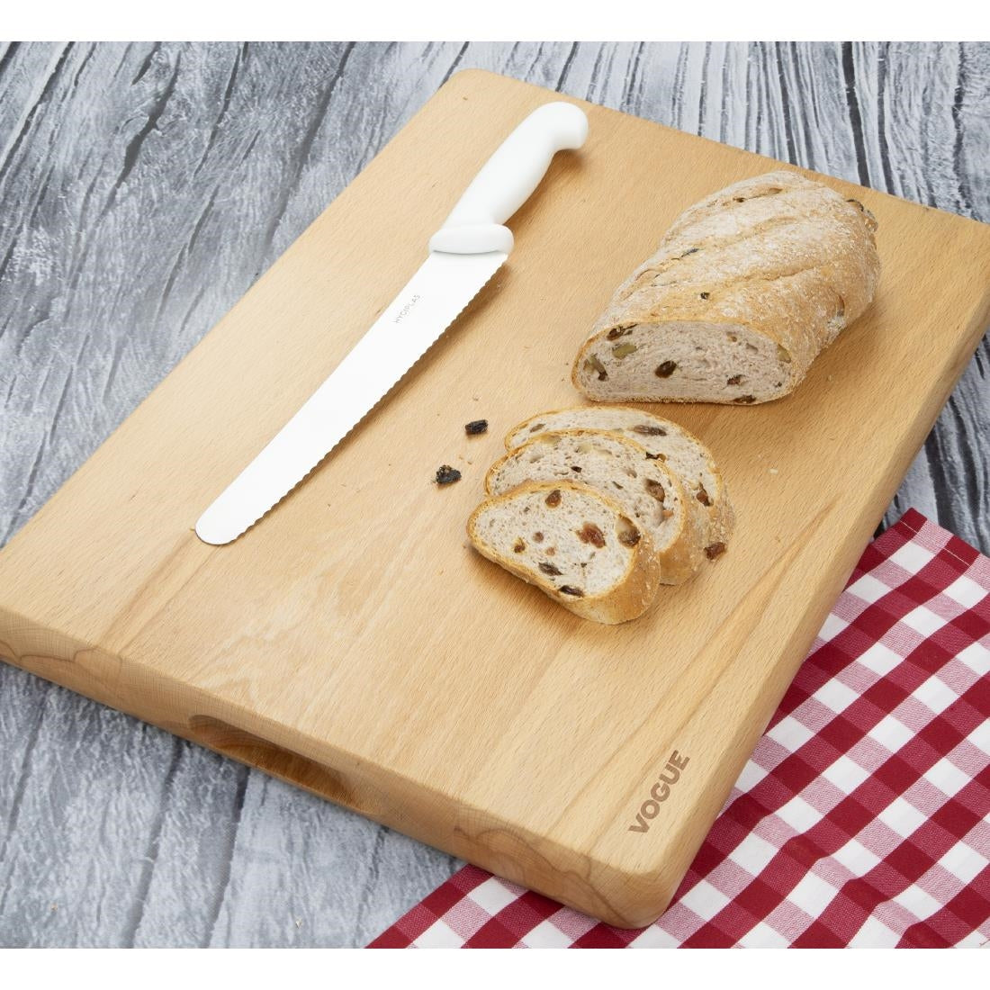 Vogue Beech Chopping Board Large 510x355x30mm - GP759
