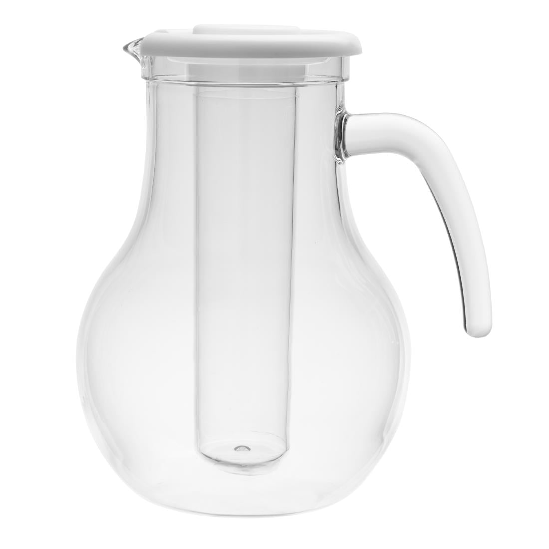 Olympia Kristallon Jug With Cooling Tube Polycarbonate Plain - 1600ml - HC356
