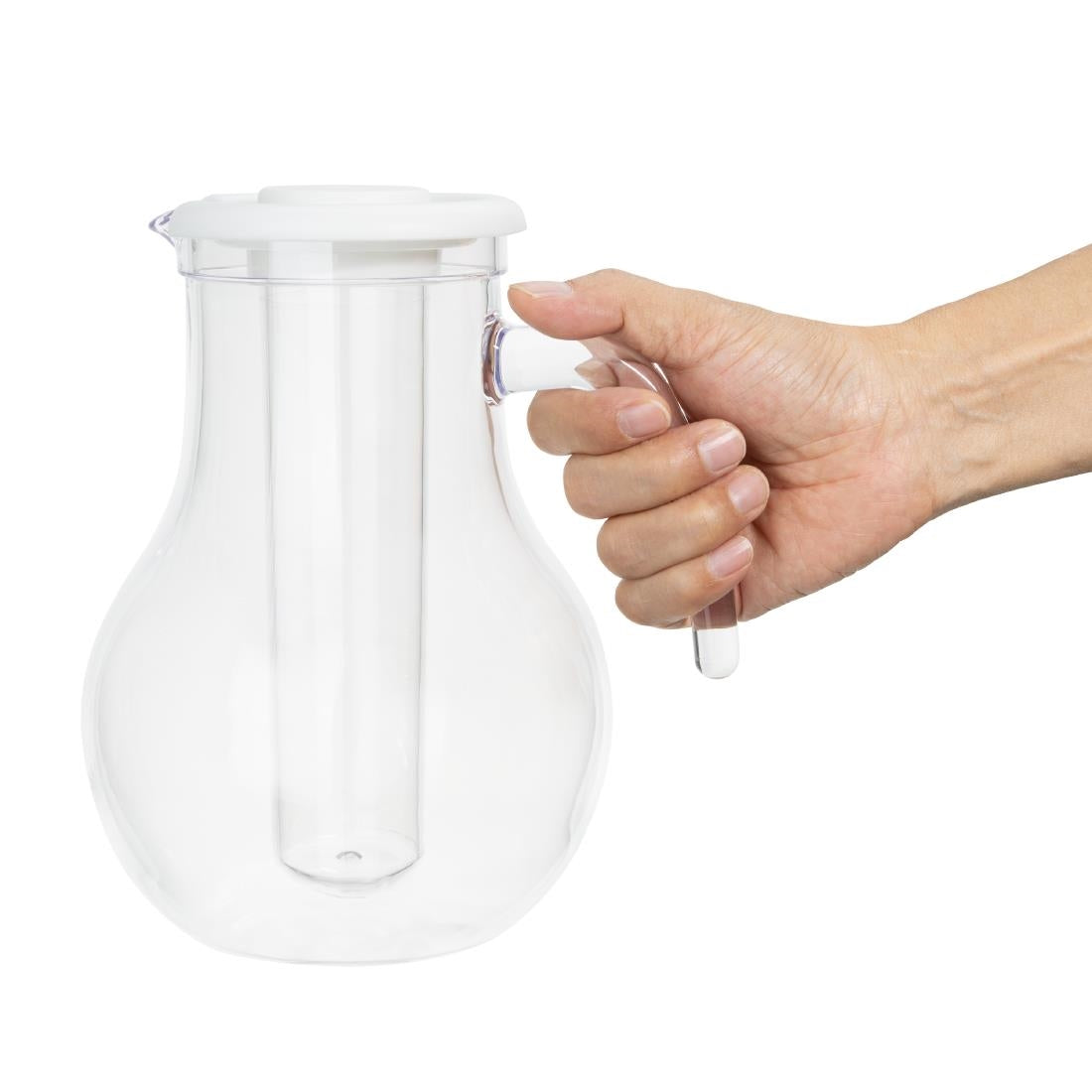Olympia Kristallon Jug With Cooling Tube Polycarbonate Plain - 1600ml - HC356