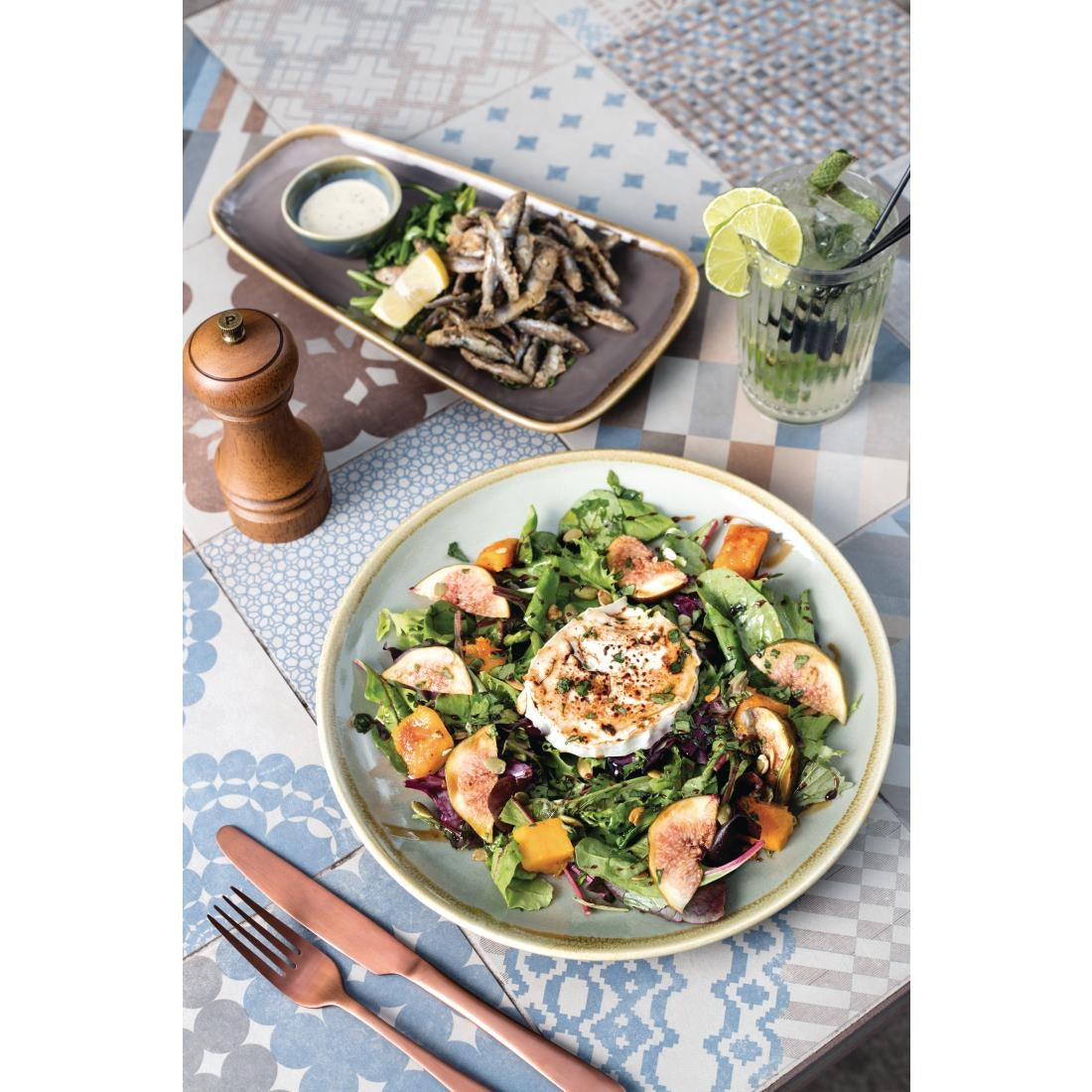 Olympia Kiln Dipping Pot Ocean 70mm - CP957