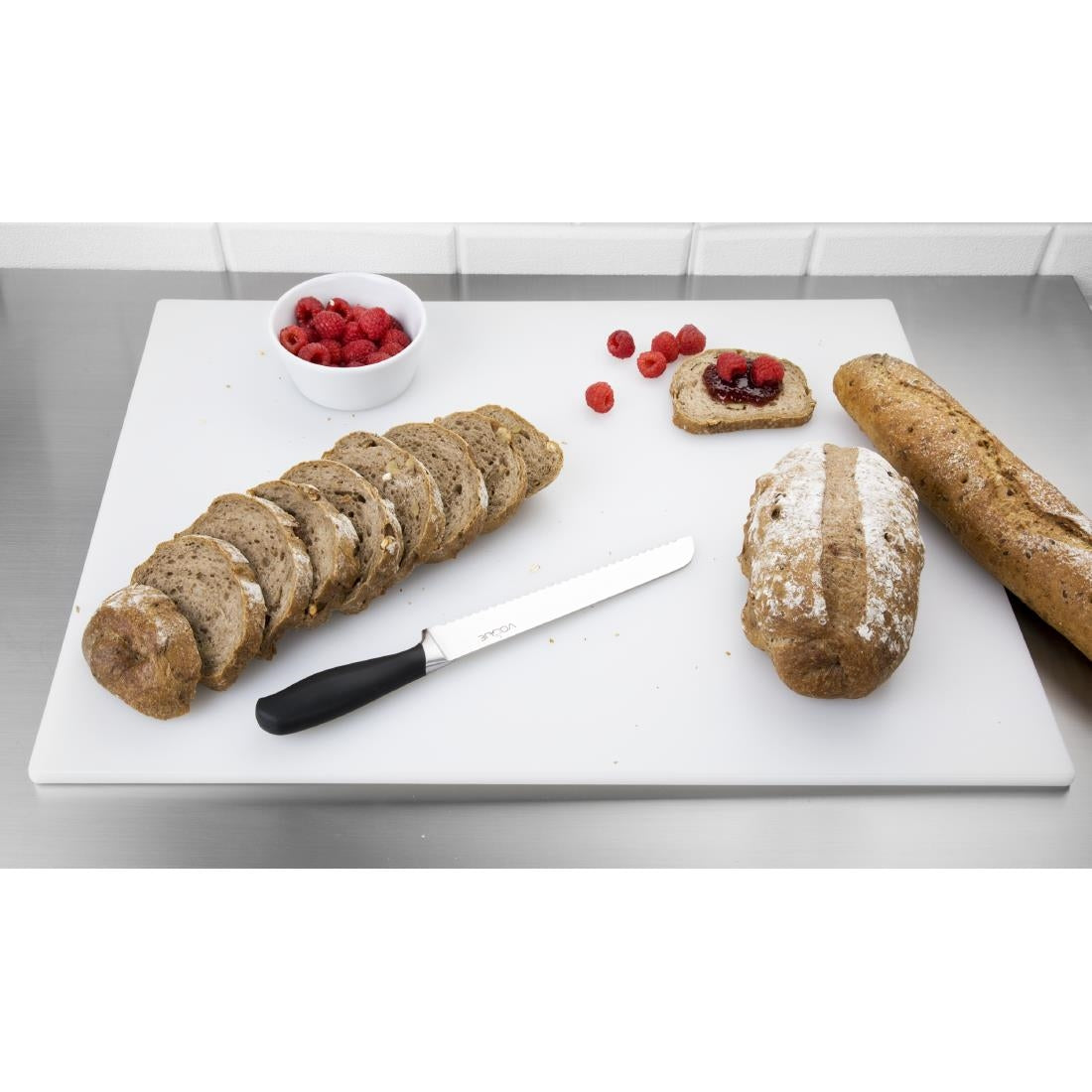 Hygiplas Low Density Set of 6 Chopping Board Set - 600x450x10mm - HC879