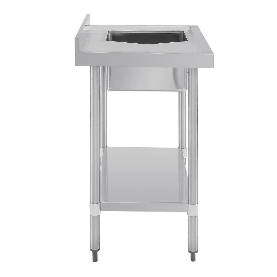 Vogue Single Bowl Sink L/H Drainer - 1200mm 90mm Drain - HC902