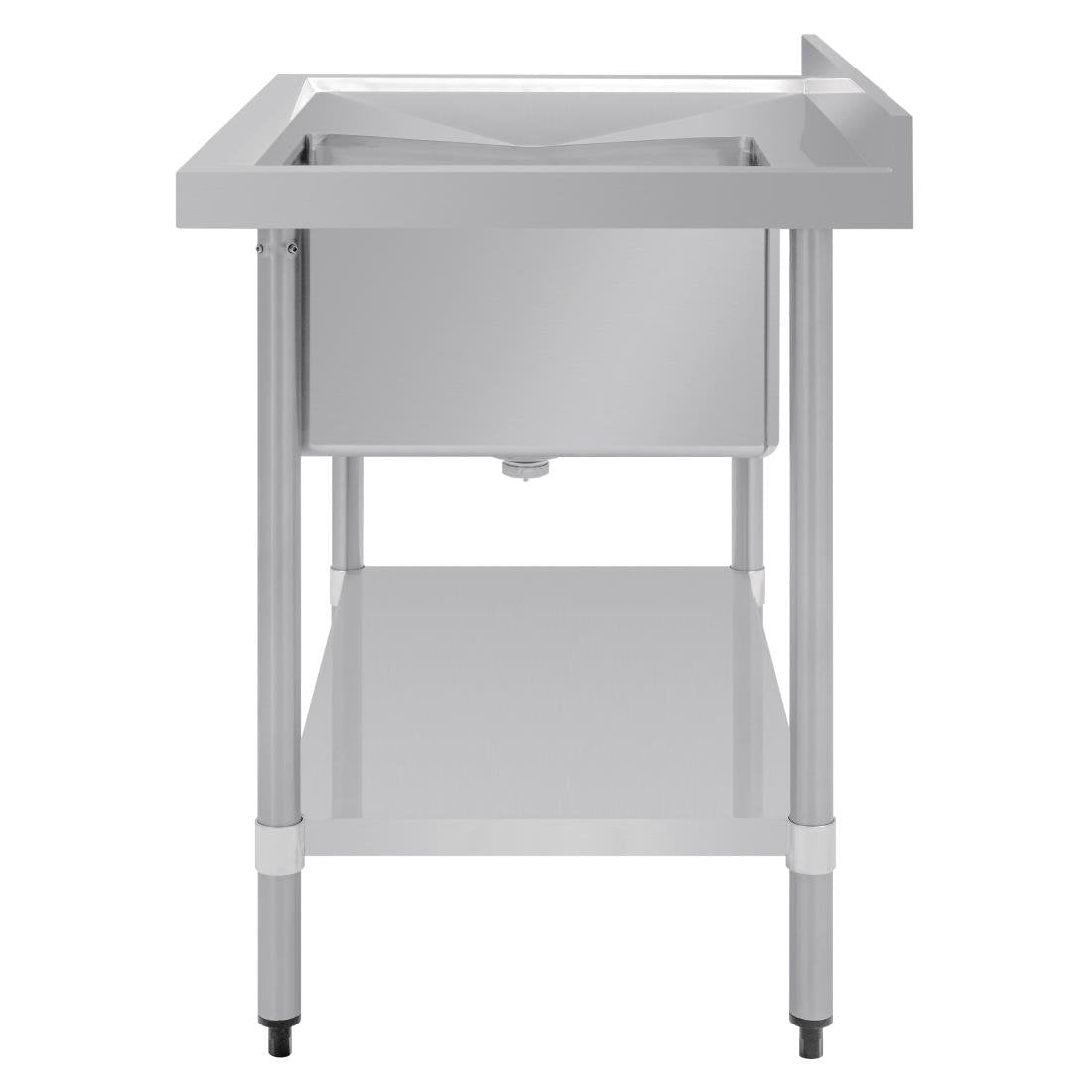 Vogue Single Bowl Sink L/H Drainer - 1200mm x700mm 90mm Drain - HC914