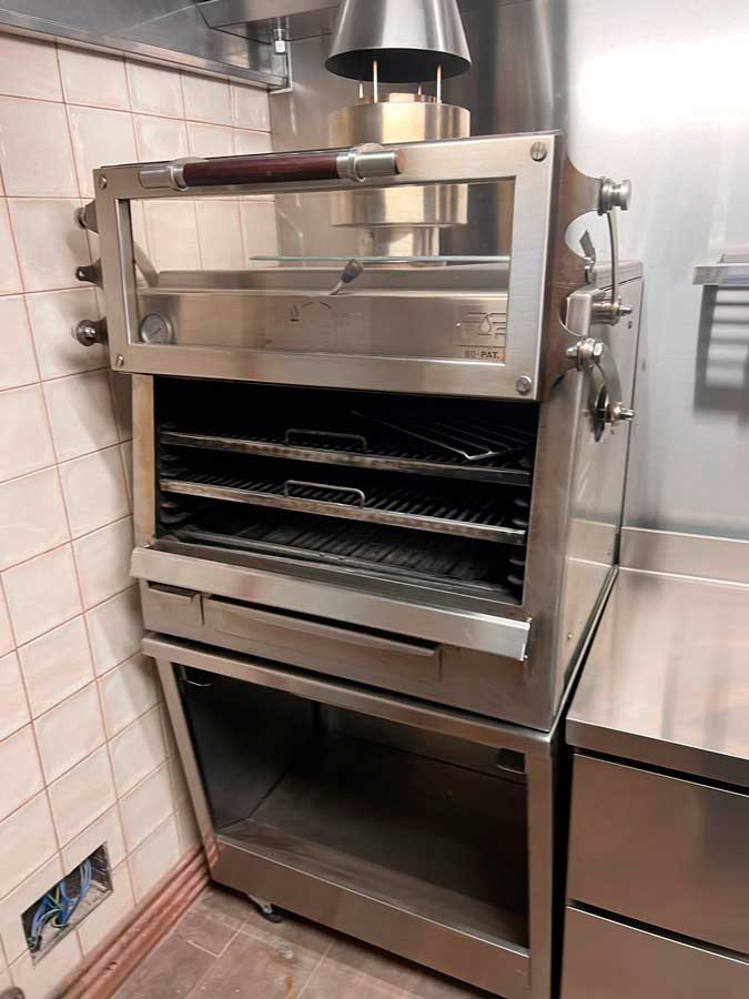 Pira 80 Silver ED Charcoal Oven - 490.107