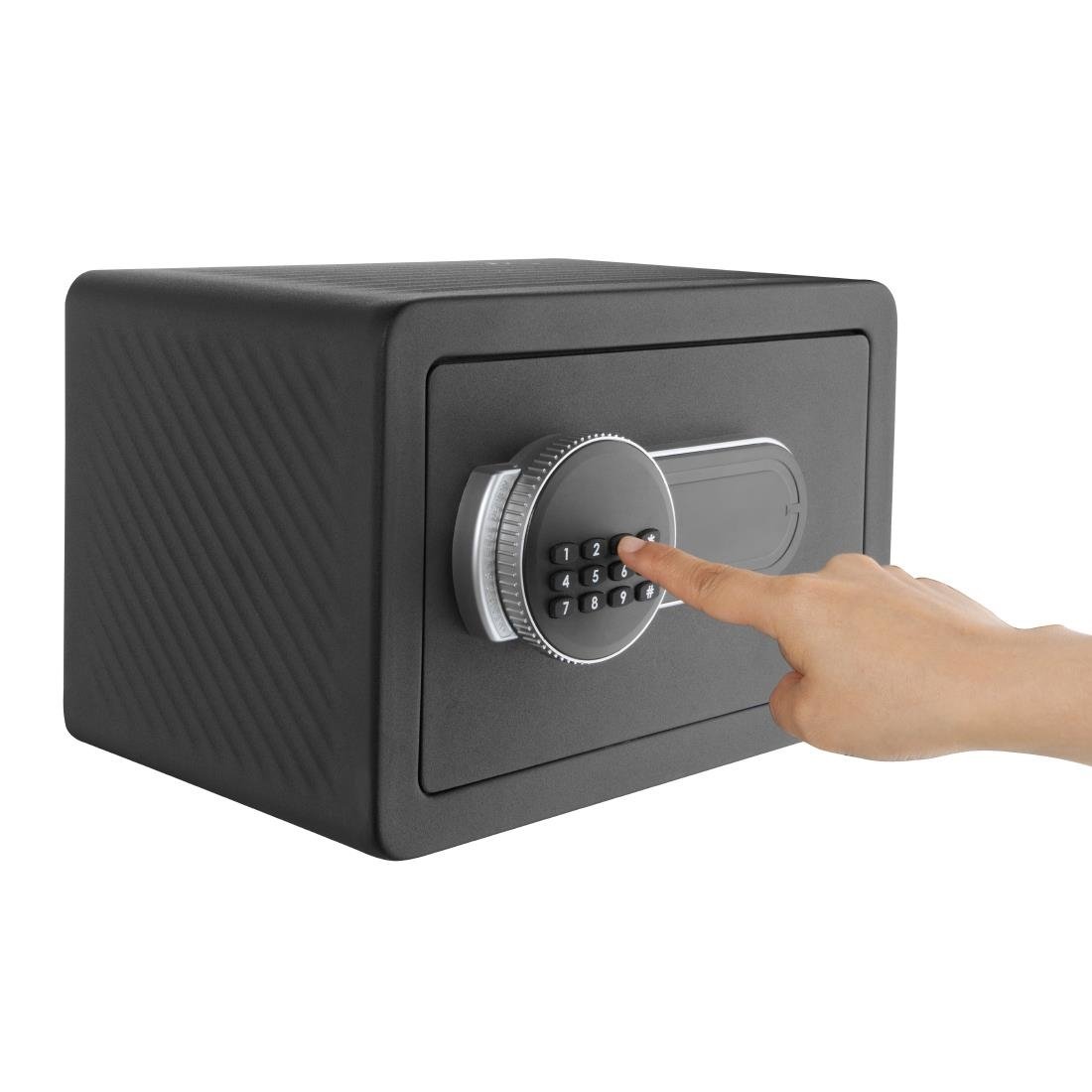 Bolero Standard Hotel Room Safe Black 200x310x200mm - HP950