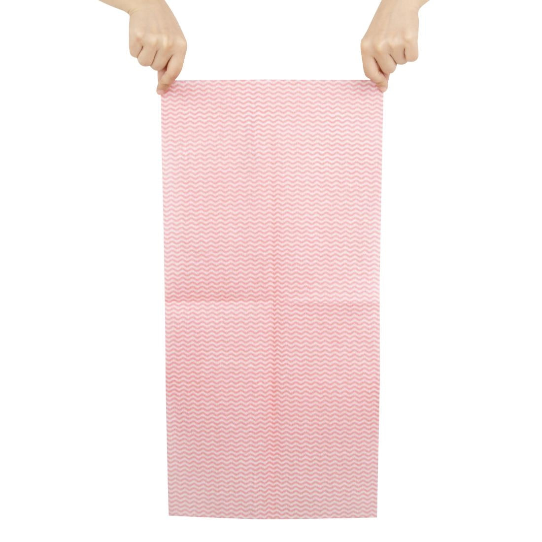 Jantex Non-Woven Cloths Red (50 Pack) - HS594
