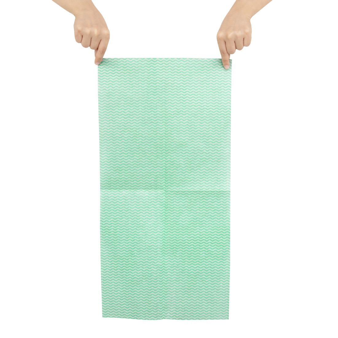 Jantex Non-Woven Cloths Green (Pack of 50) - HS596