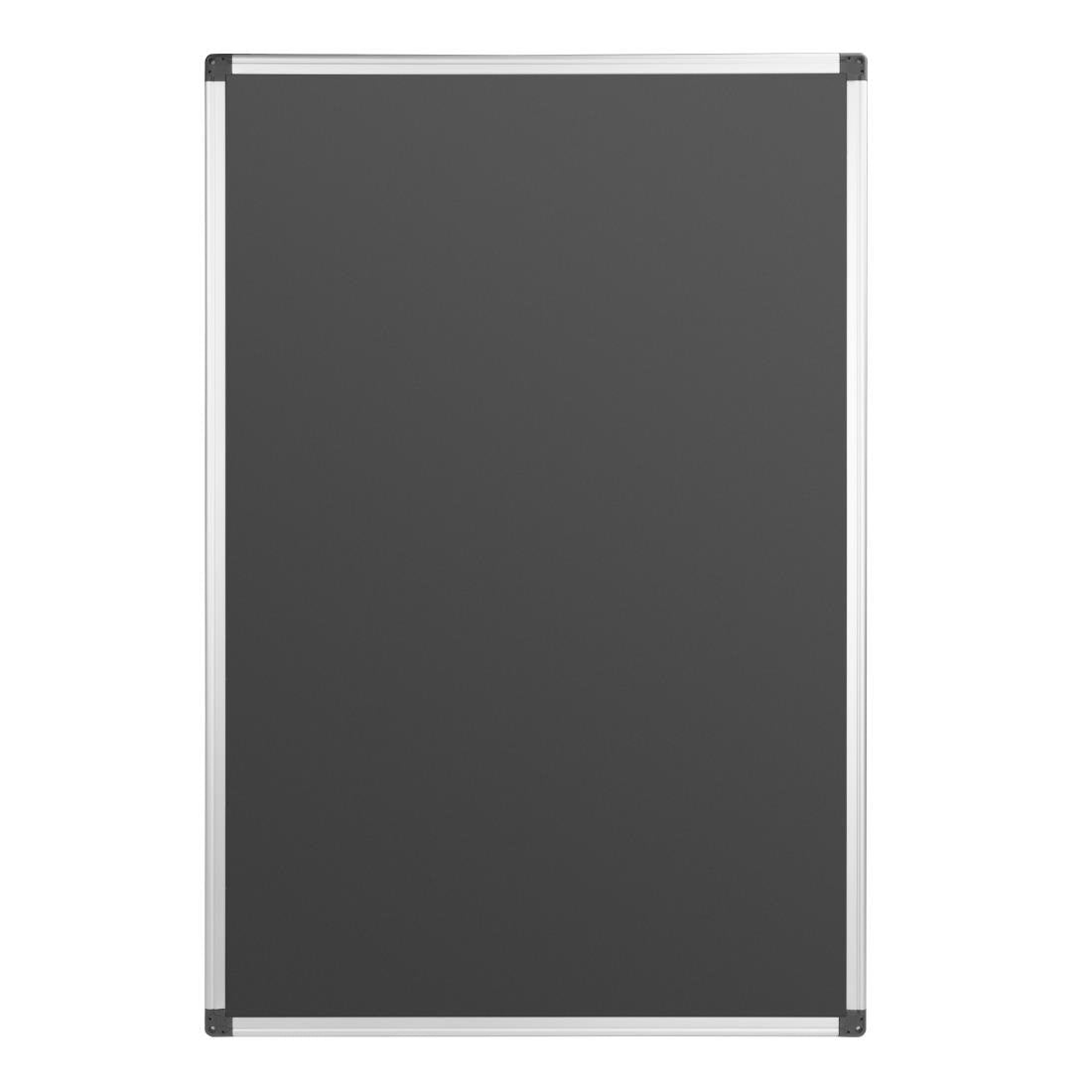Olympia Black Magnetic Board - 600x900mm - HS807