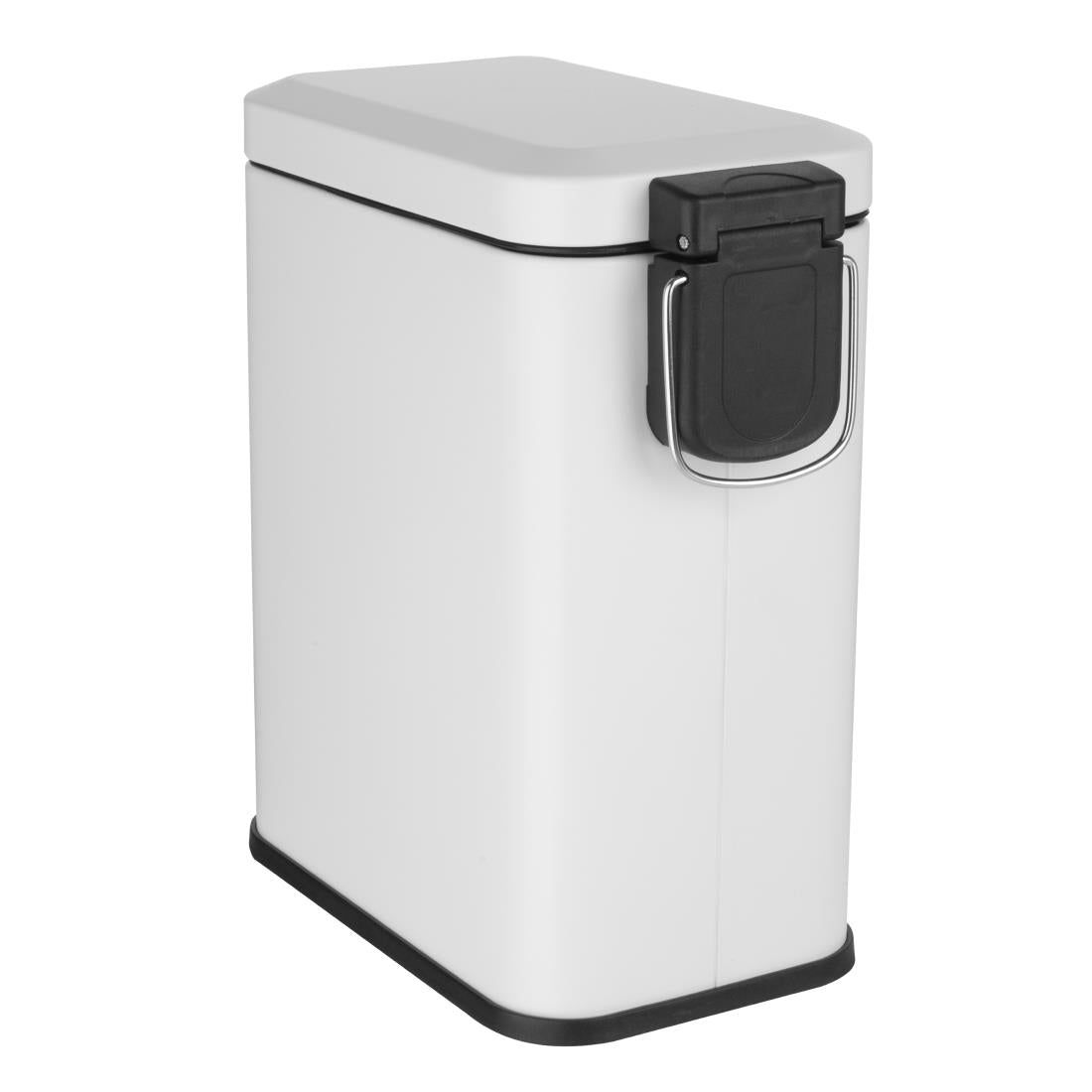 Jantex Slim Washroom Bin White 5Ltr - HT475