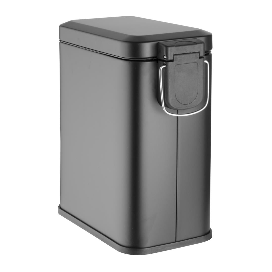 Jantex Slim Washroom Bin Black 5Ltr - HT476