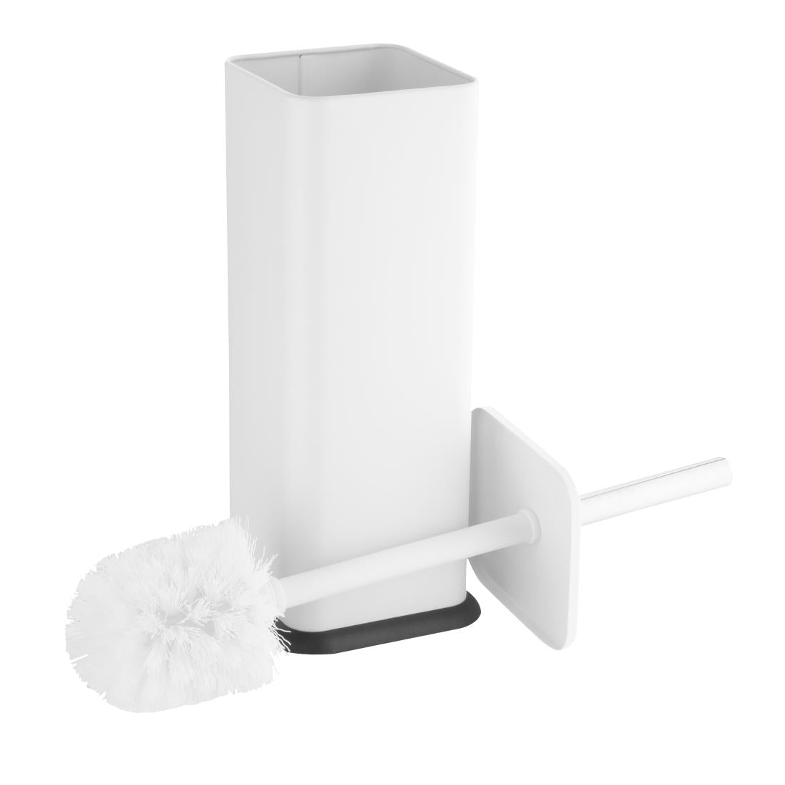 Jantex Square Toilet Brush and Holder - White - HT477