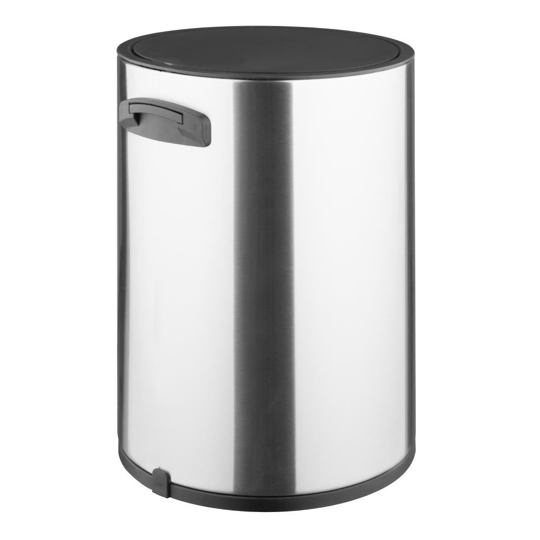 Jantex Round Brushed Steel Pedal Bin 3Ltr - HT478