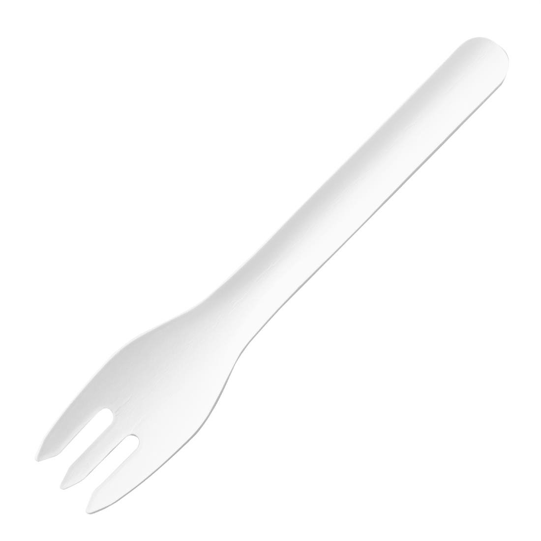 Fiesta Compostable Paper Forks 155mm (100 Pack) - HT483