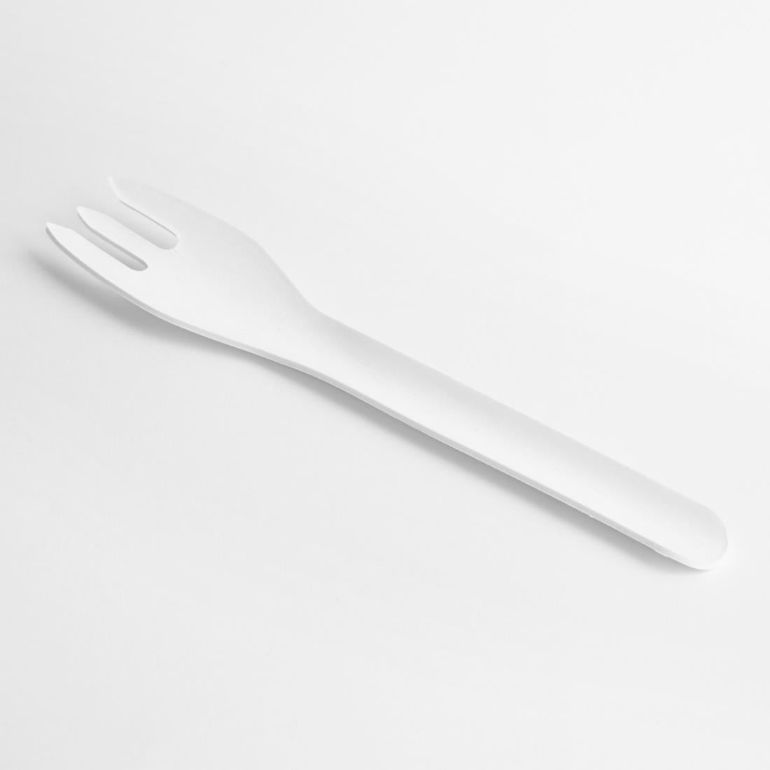 Fiesta Compostable Paper Forks 155mm (100 Pack) - HT483