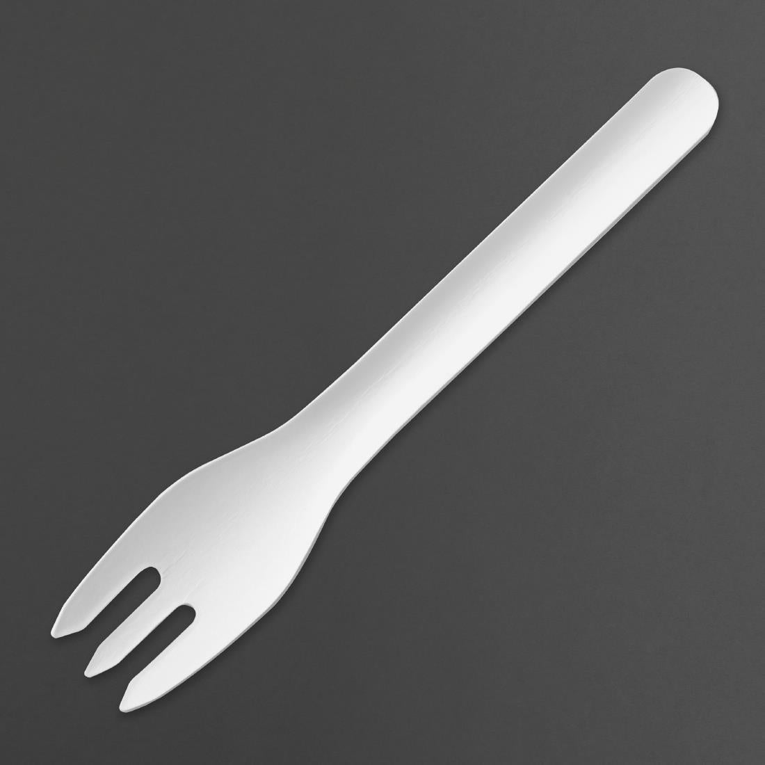 Fiesta Compostable Paper Forks 155mm (100 Pack) - HT483