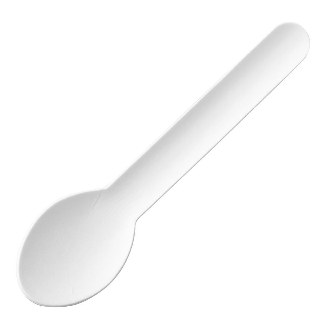 Fiesta Compostable Paper Teaspoons 132mm (100 Pack) - HT486