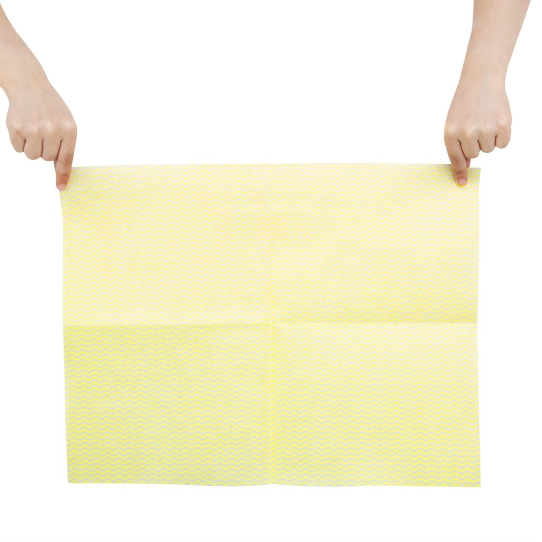 Jantex Heavy Duty Non-Woven Cloths Yellow (25 Pack) - HT490