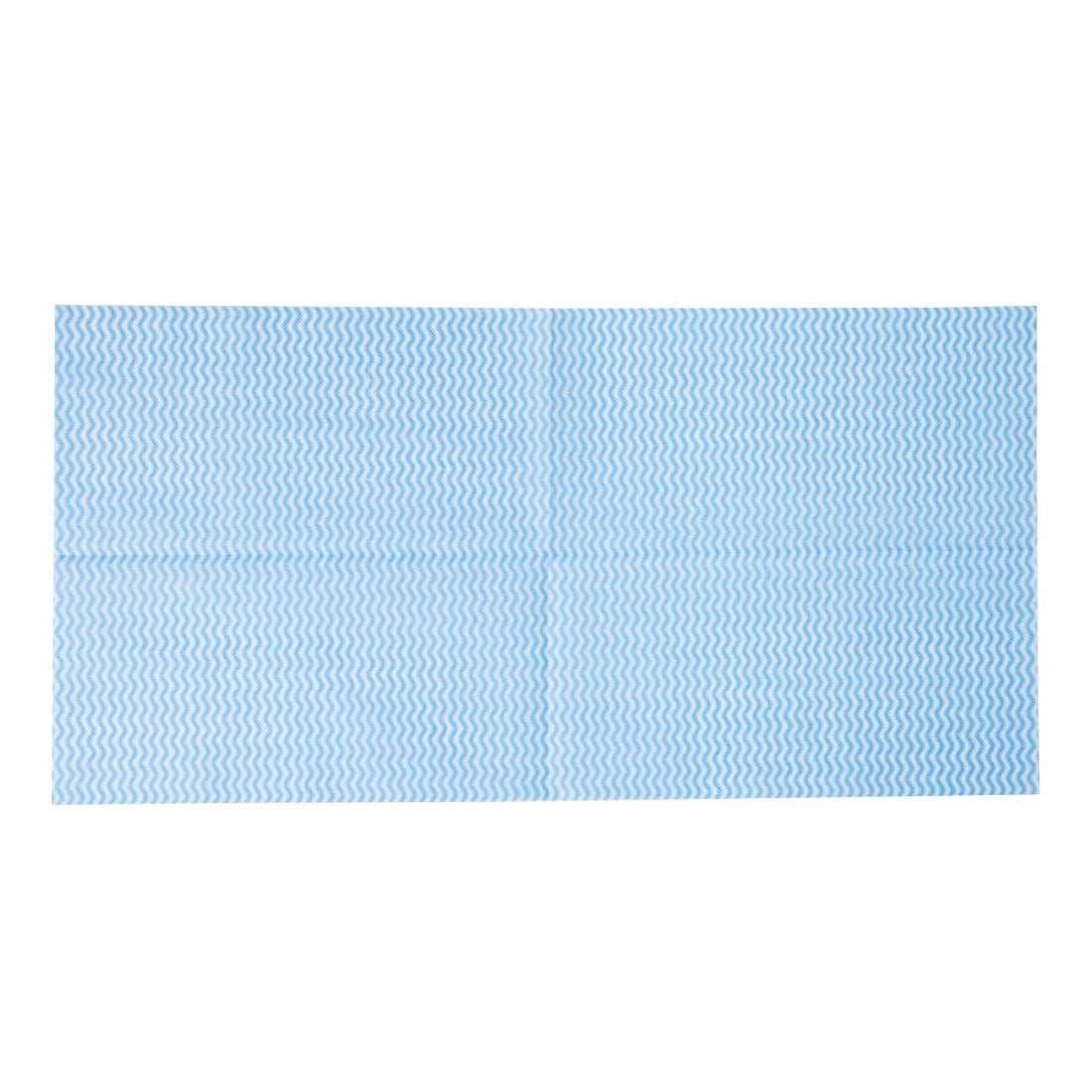 Jantex Washroom Cleaning Cloth Blue (Pack of 50) - HT493
