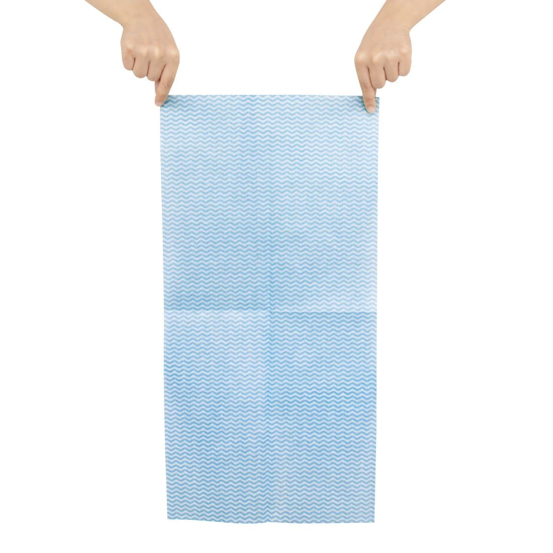 Jantex Washroom Cleaning Cloth Blue (Pack of 50) - HT493