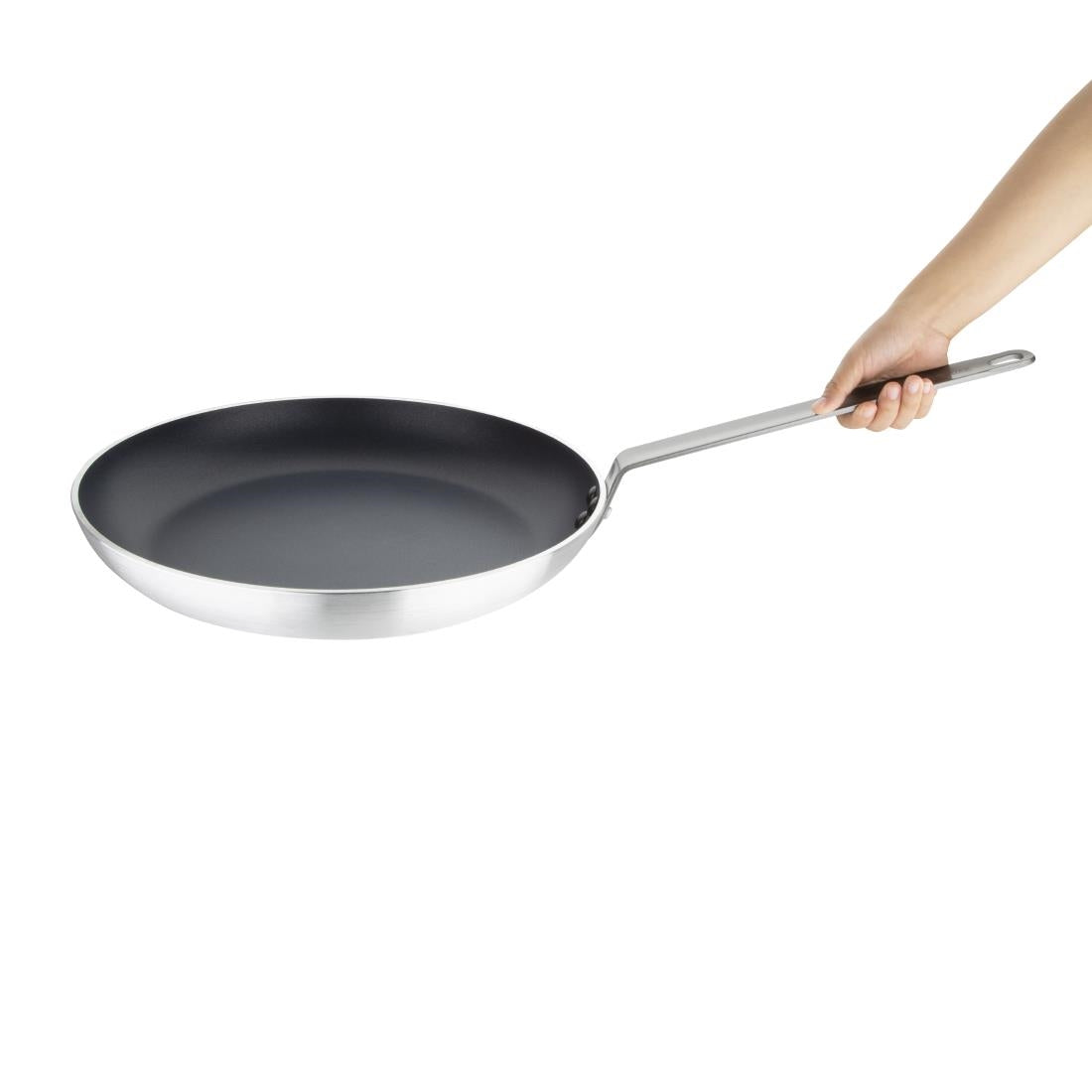 Vogue Aluminium Non-Stick Teflon Frying Pan 400mm - HT976