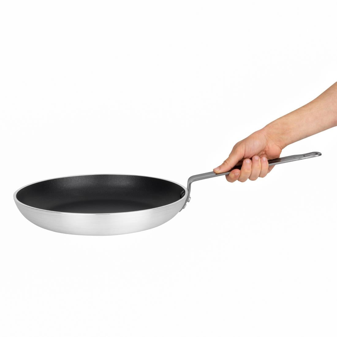 Vogue Aluminium Non-stick Teflon Platinum Plus Frying Pan 320mm - HT982