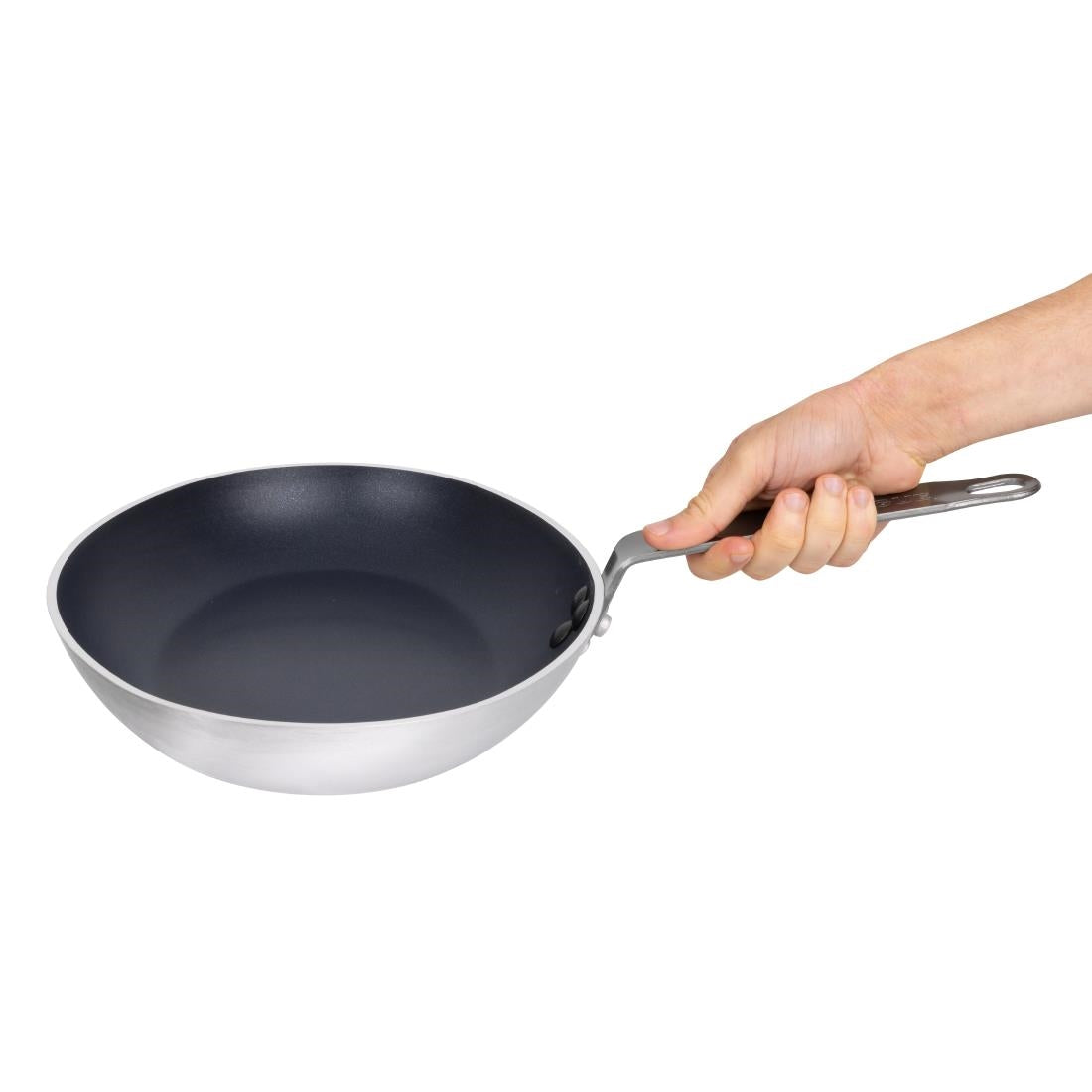 Vogue Aluminium Non-Stick Teflon Platinum Plus Oval Frying Pan 360mm - HT988