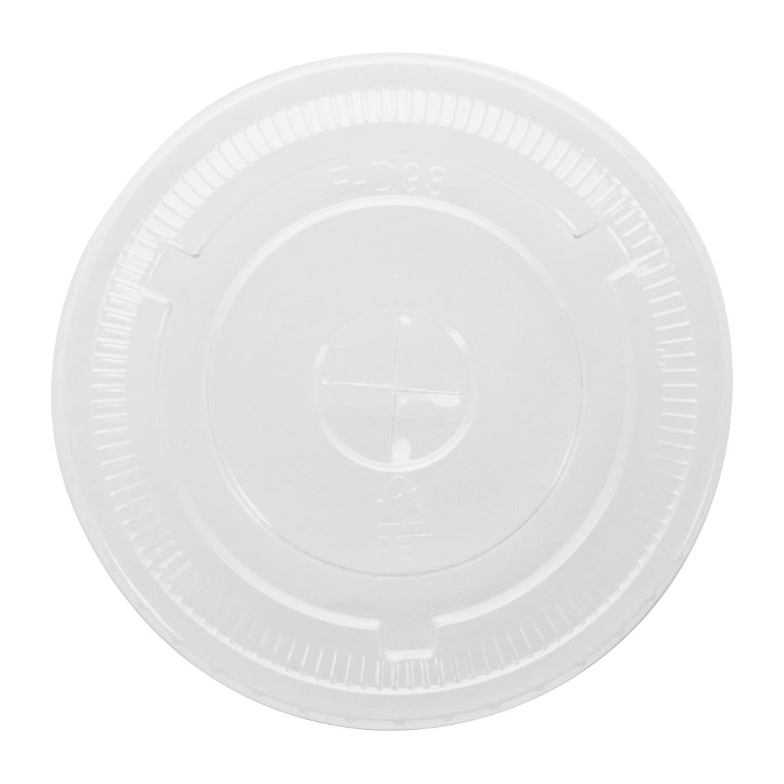 Fiesta Recyclable rPET Flat Lids for 340/455/568ml Cups (400 Pack) - HU062