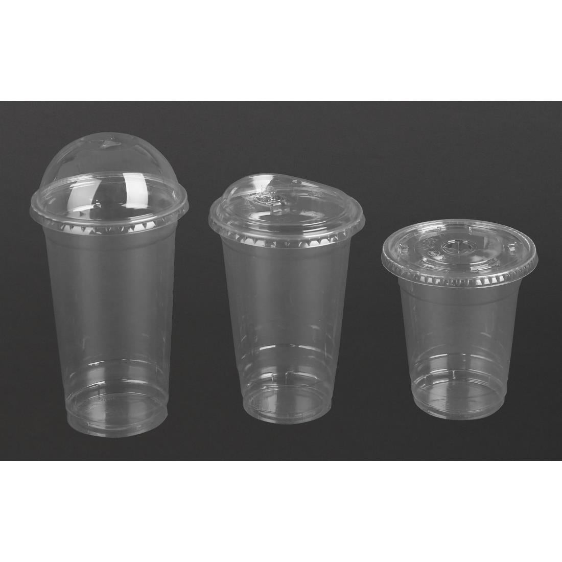 Fiesta Recyclable rPET Domed Lids for 340/455/568ml Cups (400 Pack) - HU063
